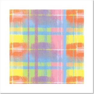Retro Funky Pattern Checkerboard Posters and Art
